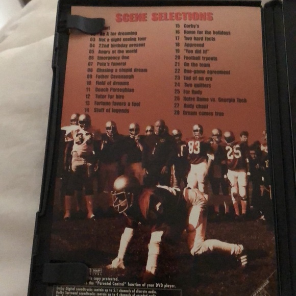 🎉 5/$15 🎉 RUDY DVD - Picture 4 of 5